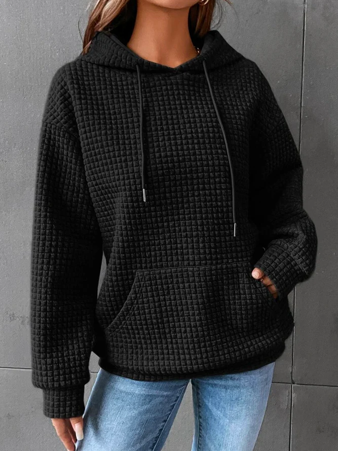 Heidi-Mode | Casual Hoodie Einfarbig für Damen - Image 2