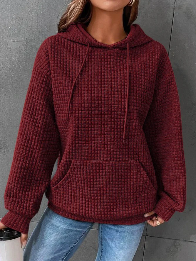 Heidi-Mode | Casual Hoodie Einfarbig für Damen - Image 6