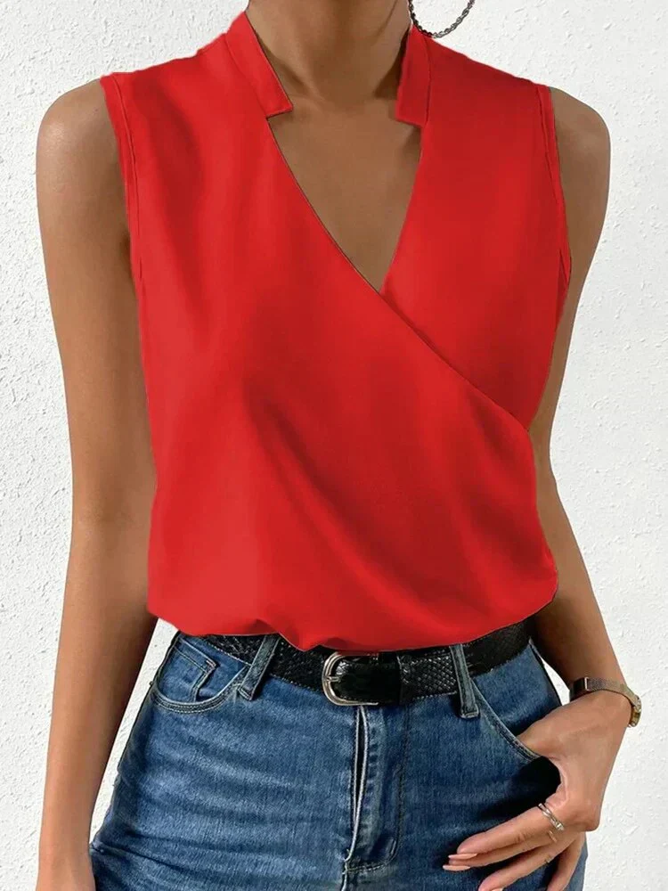 Heidi-Mode | Schicke Ärmellose Bluse für Frauen - Image 2