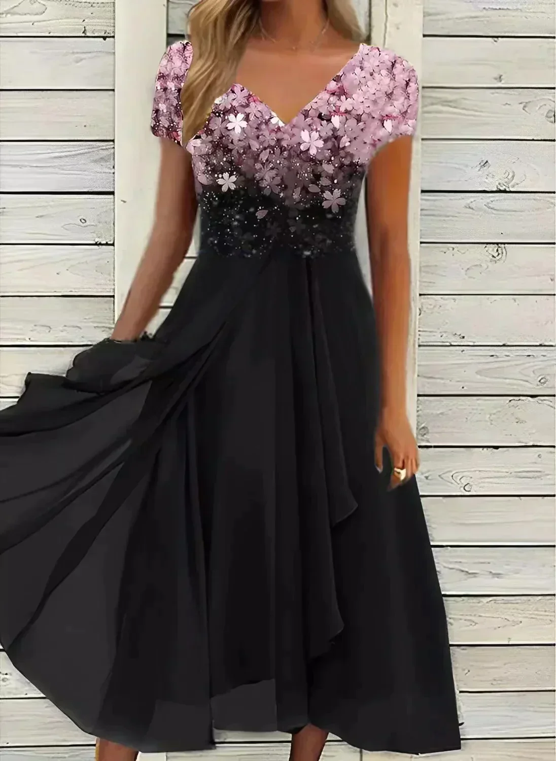 Heidi-Mode | Chiffon Abendkleid für Frauen - Image 2