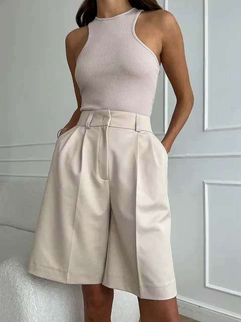 Heidi-Mode | Hochtaillierte Sommershorts für Frauen - Image 5