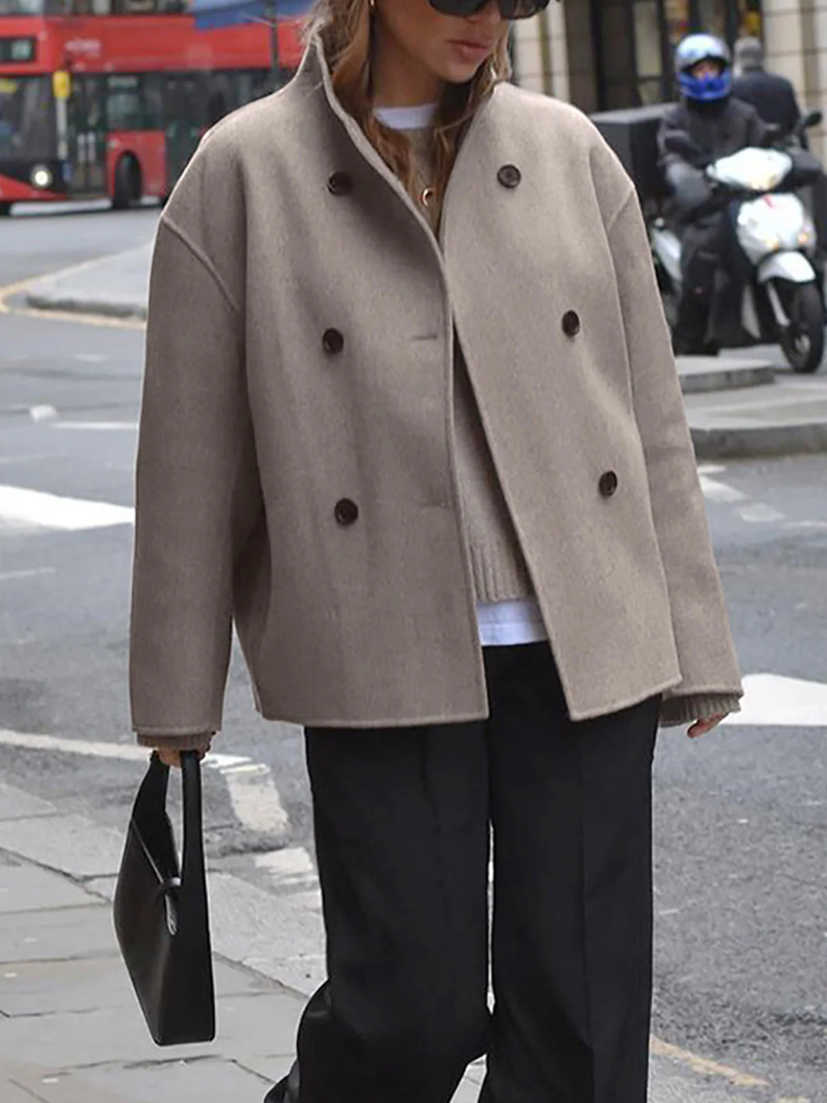 Heidi-Mode | Trendige Oversize-Jacke mit Knopfverschluss - Image 5