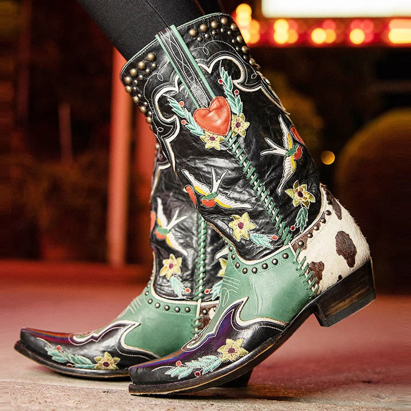 Heidi-Mode | Cowboy Stiefel - Hochqualitative Stiefel für Einen Einzigartigen Look - Image 2