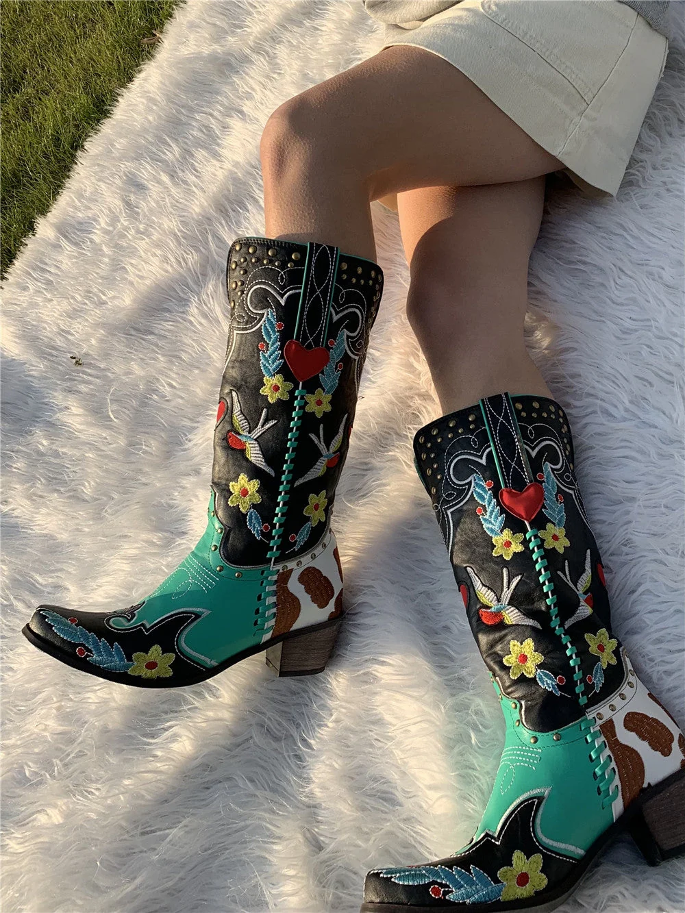 Heidi-Mode | Cowboy Stiefel - Hochqualitative Stiefel für Einen Einzigartigen Look - Image 8