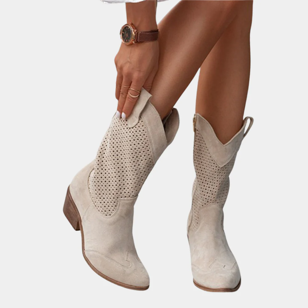 Heidi-Mode | Cowboystil Orthopädische Stiefel für Frauen Komfortabel & Modisch - Image 5