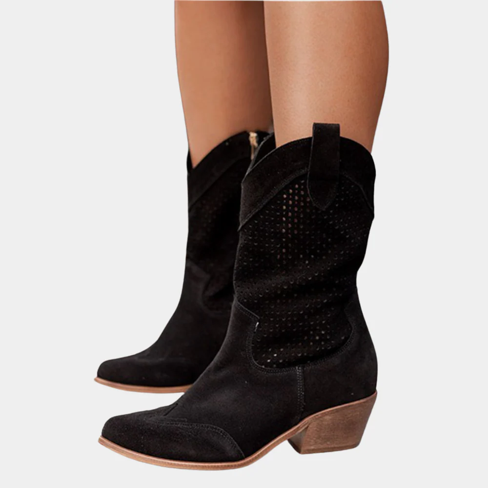 Heidi-Mode | Cowboystil Orthopädische Stiefel für Frauen Komfortabel & Modisch - Image 6