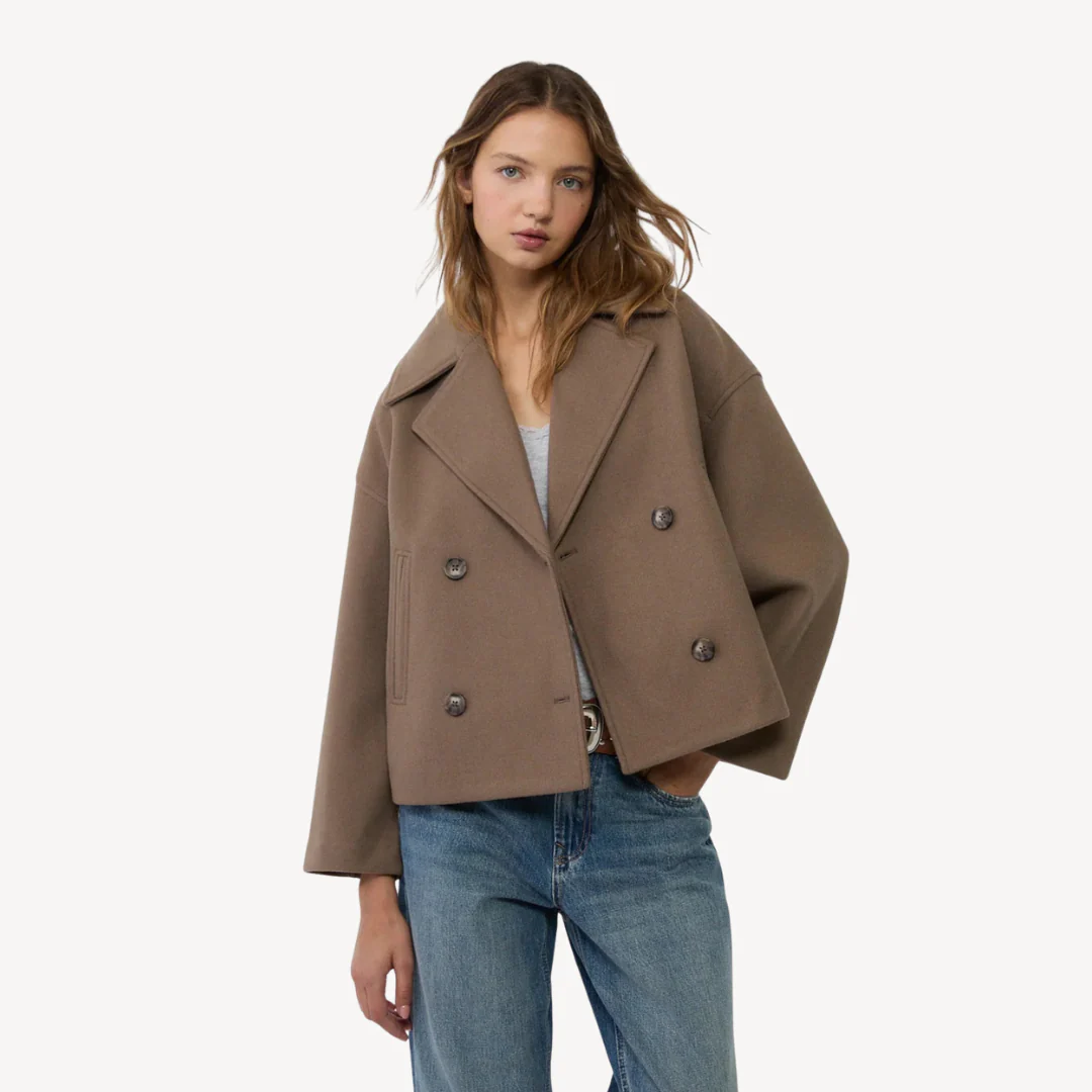 Heidi-Mode | Kürzerer Woll-Peacoat für Frauen - Image 5