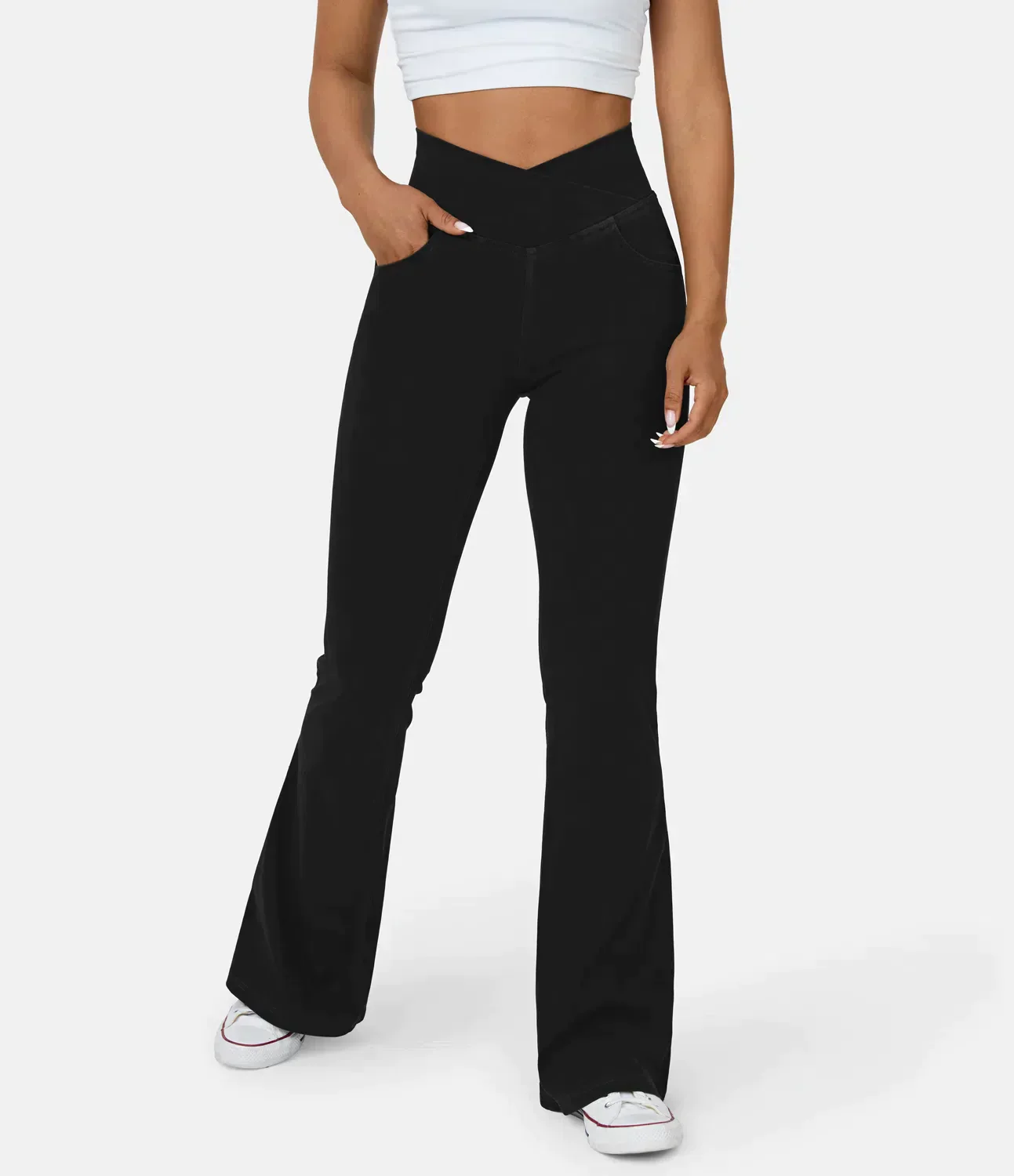 Heidi-Mode | Crossover Jeans mit Hoher Taille - Image 5