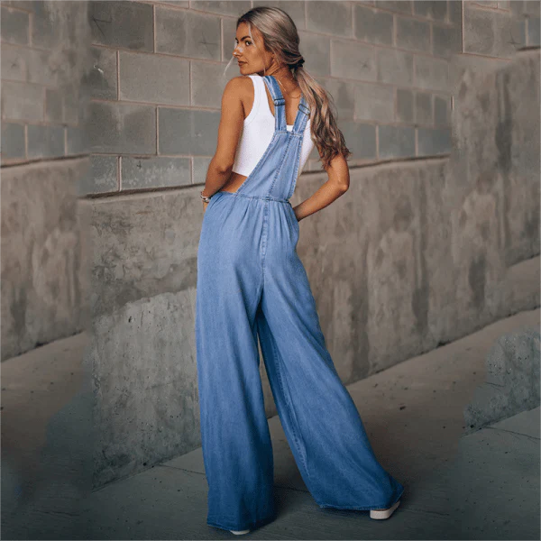 Heidi-Mode | Damen Denim Overall - Image 4