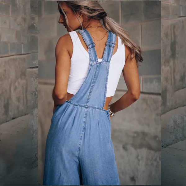 Heidi-Mode | Damen Denim Overall - Image 8