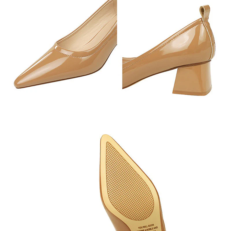 Heidi-Mode | Damen High Heels Spitz Professionelle Ol Damen Schuhe 4.5Cm - Image 13