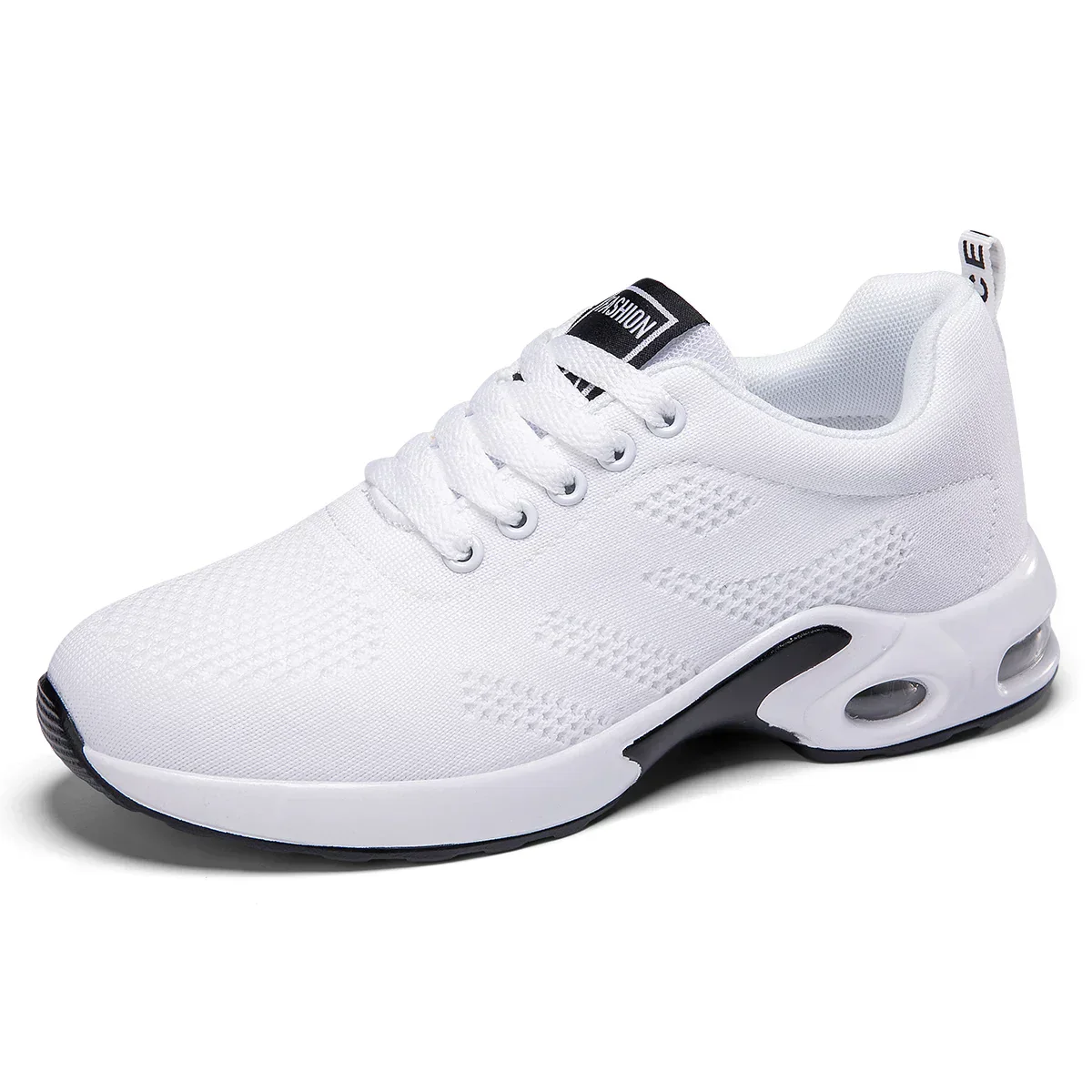 Heidi-Mode | Damen Atmungsaktive Leichte Weiße Laufschuhe - Image 6