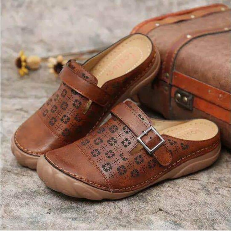 Heidi-Mode | Damen Clogs Aus Leder Weite Passform Leicht - Image 9