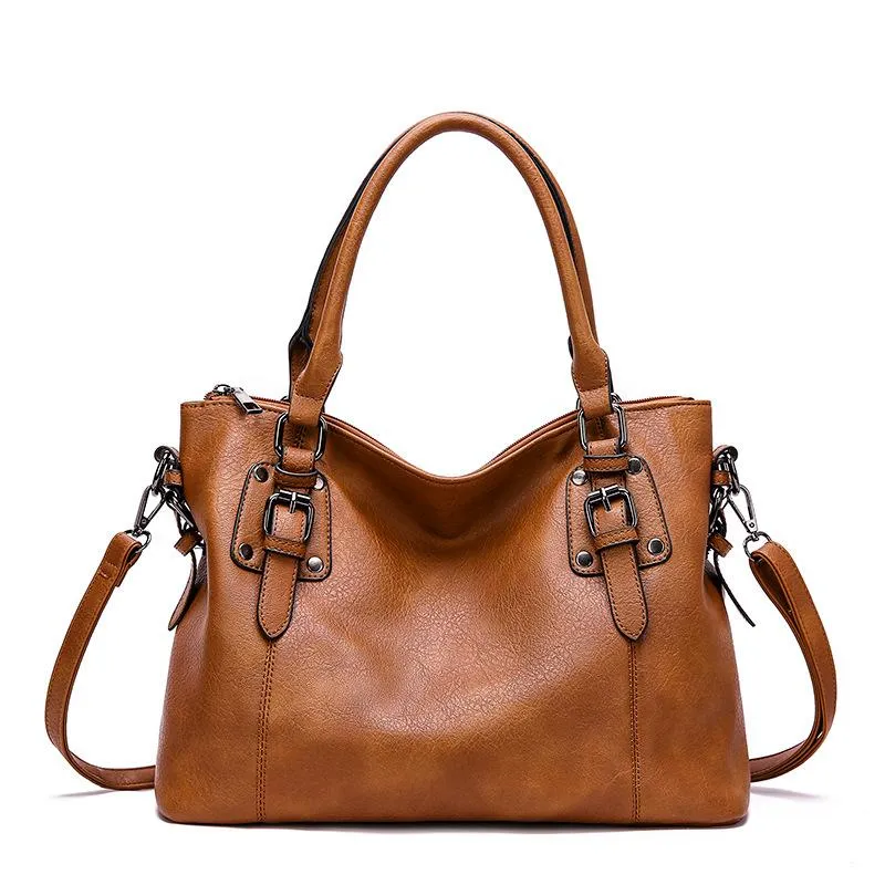 Heidi-Mode | Damen Elegante Leder-Umhängetasche - Image 4
