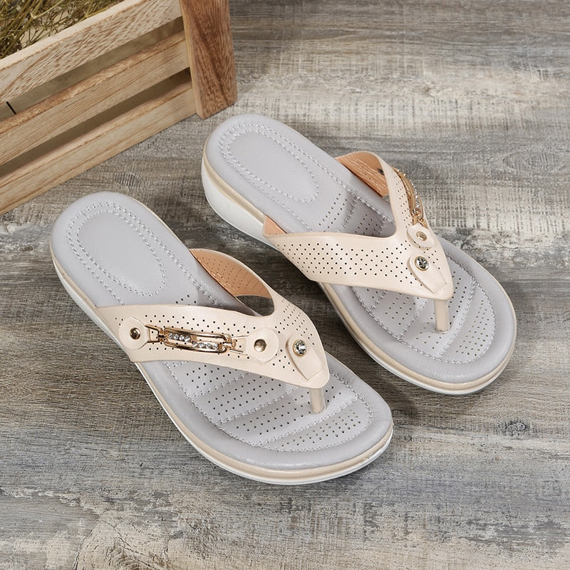 Heidi-Mode | Damen Flipflops mit Ergonomischem Fußbett - Image 3