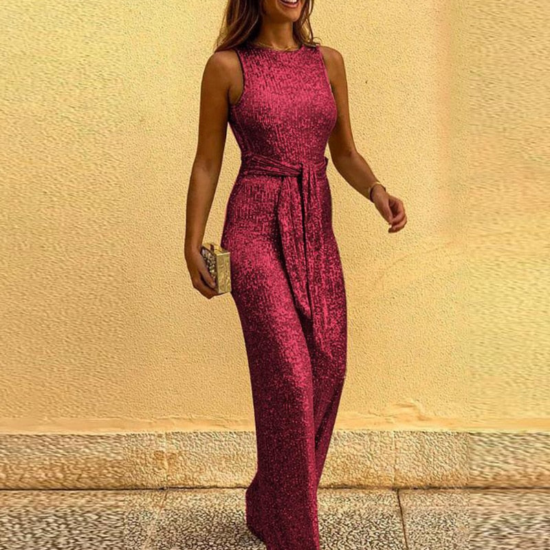 Heidi-Mode | Damen Glitzer Jumpsuit - Image 4