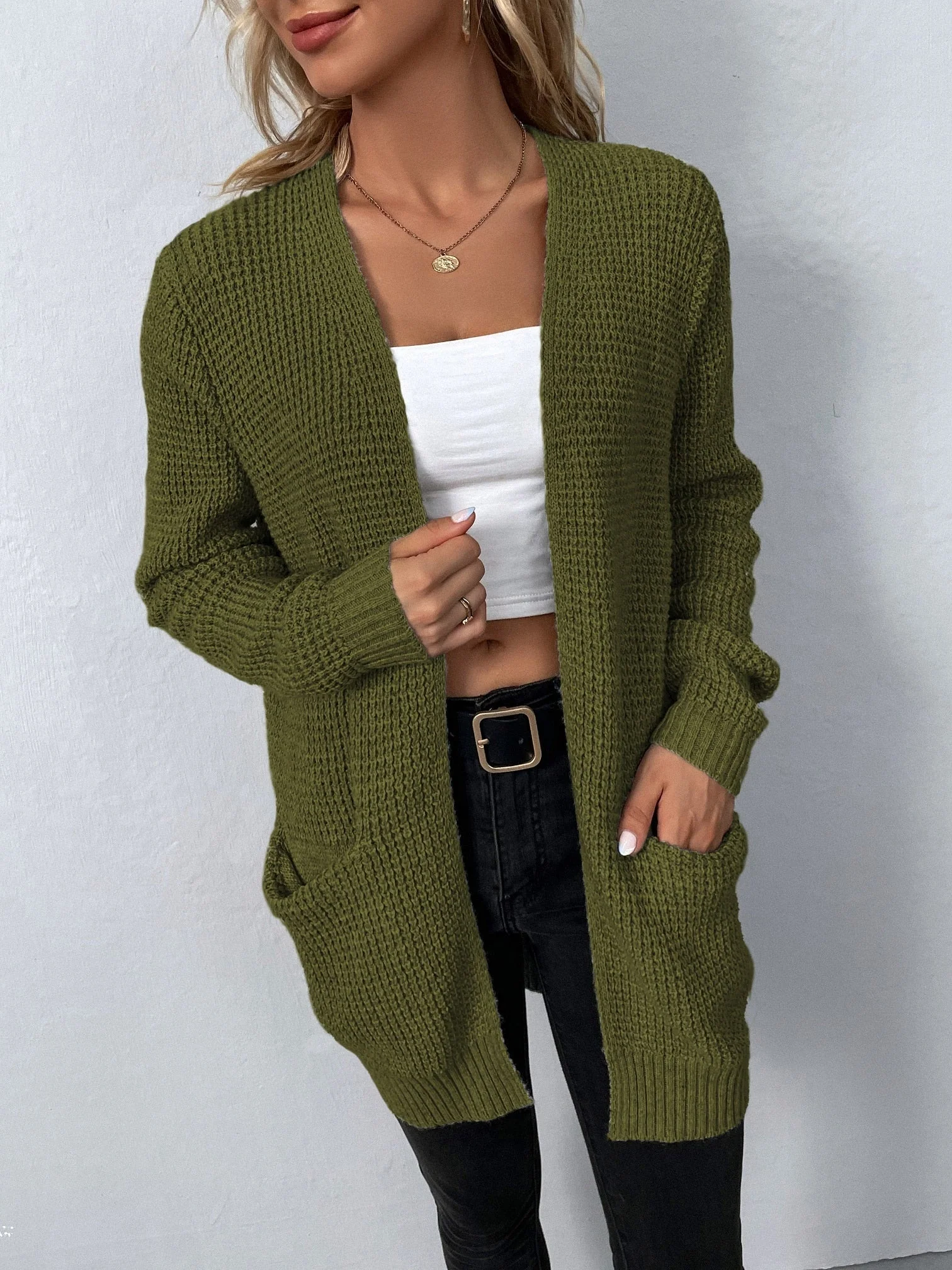 Heidi-Mode | Damen Heidi-Mode | mit Langen Ärmeln, Offener Front und Taschen - Image 10