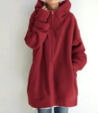 Heidi-Mode | Damen-Hoodie mit Reißverschluss für Herbst/Winter - Image 12