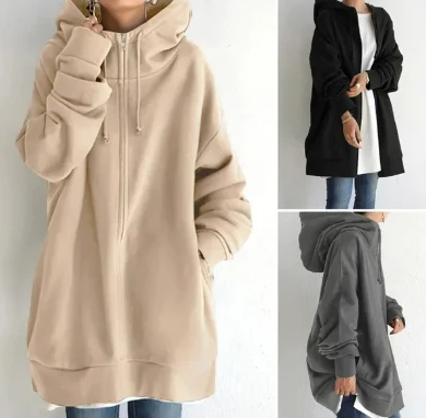Heidi-Mode | Damen-Hoodie mit Reißverschluss für Herbst/Winter - Image 4