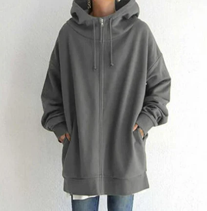 Heidi-Mode | Damen-Hoodie mit Reißverschluss für Herbst/Winter - Image 6