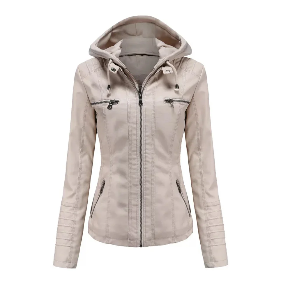 Heidi-Mode | Damen Jacke Stylisches Design, Bequeme Passform mit Taschen und Kapuze - Image 9