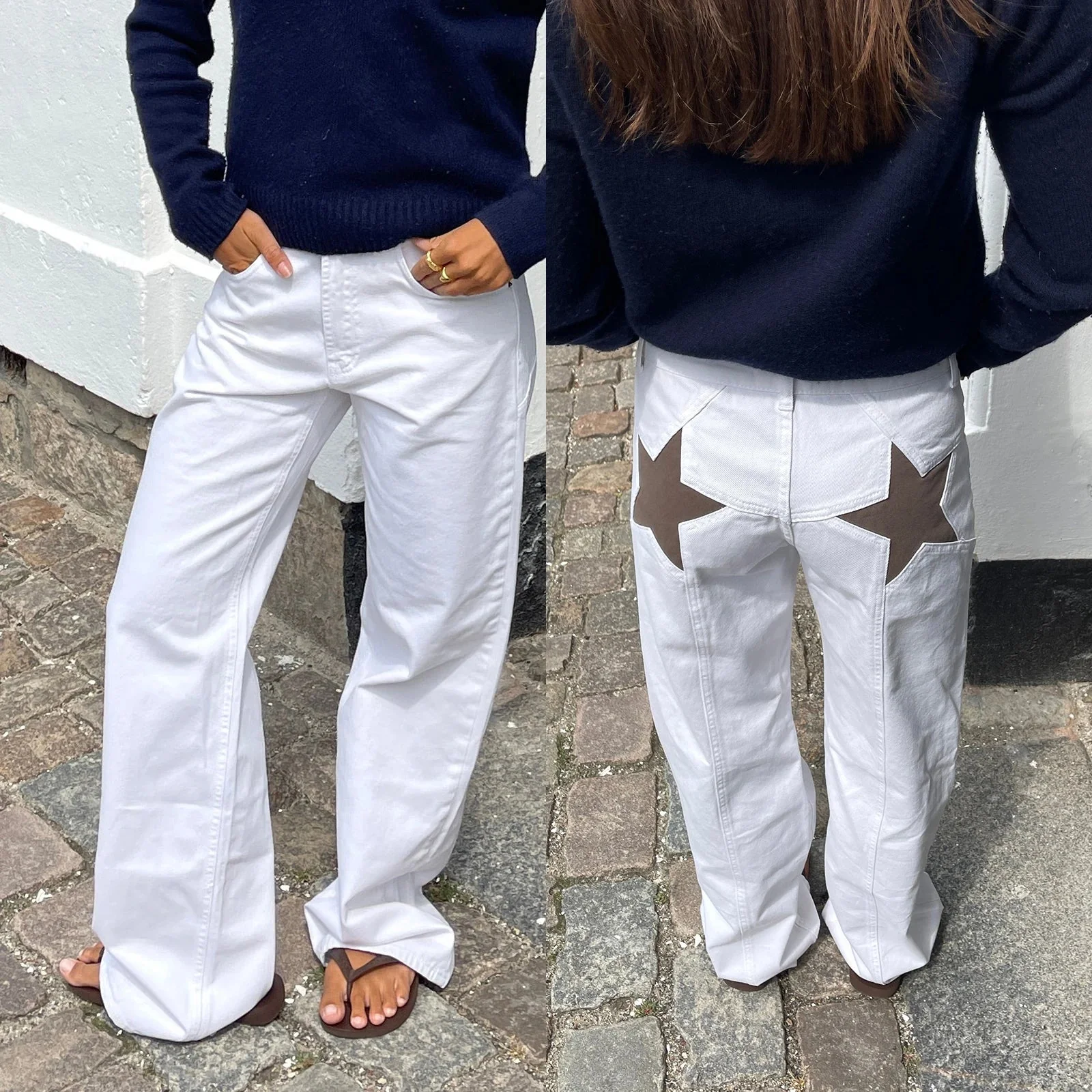 Heidi-Mode | Damen Jeans mit Sternmuster - Image 10
