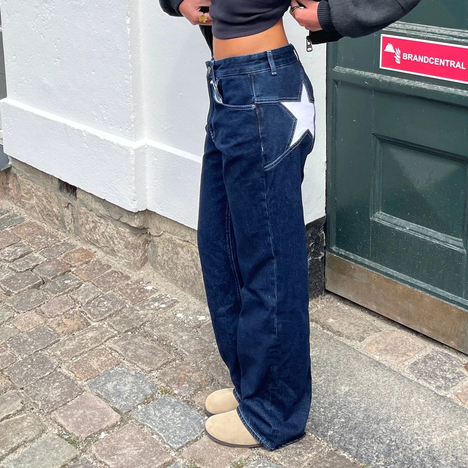 Heidi-Mode | Damen Jeans mit Sternmuster - Image 4