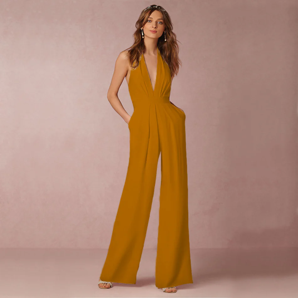 Heidi-Mode | Damen Jumpsuit mit Weiten Hosen Elegant, Komfortabel & Vielseitig - Image 3