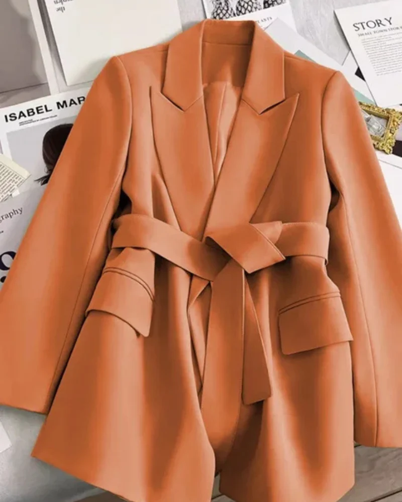 Heidi-Mode | Damen Klassisch Trenchcoat Schwarz Jacke - Image 4
