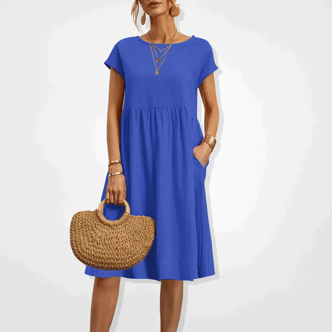 Heidi-Mode | Damen Kleid Stilvolles Midi Kleid Sommerliche Eleganz - Image 10