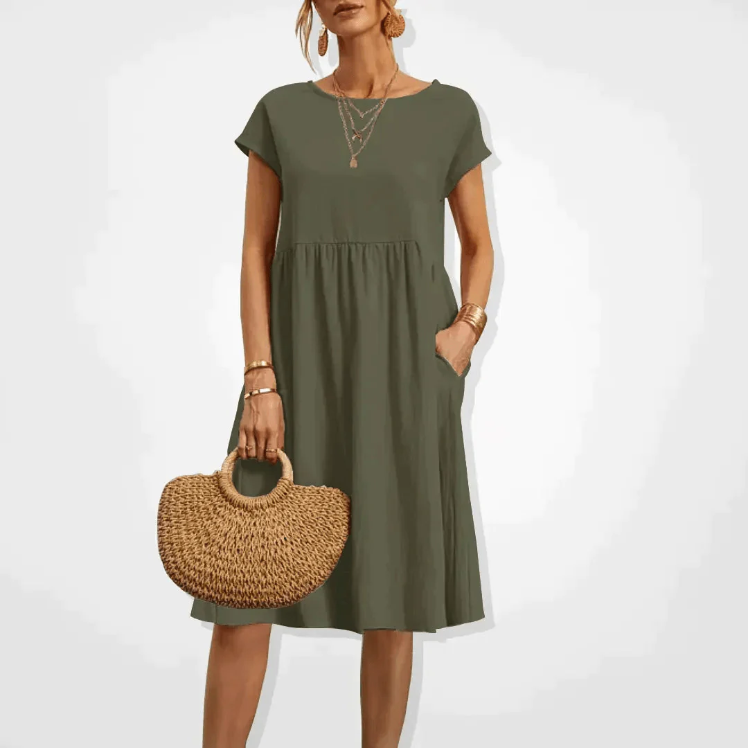 Heidi-Mode | Damen Kleid Stilvolles Midi Kleid Sommerliche Eleganz - Image 11