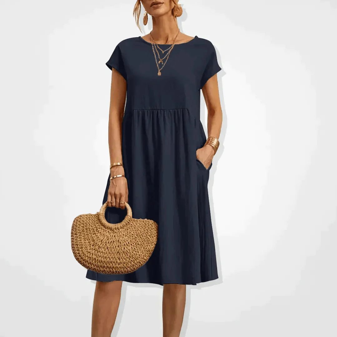 Heidi-Mode | Damen Kleid Stilvolles Midi Kleid Sommerliche Eleganz - Image 9