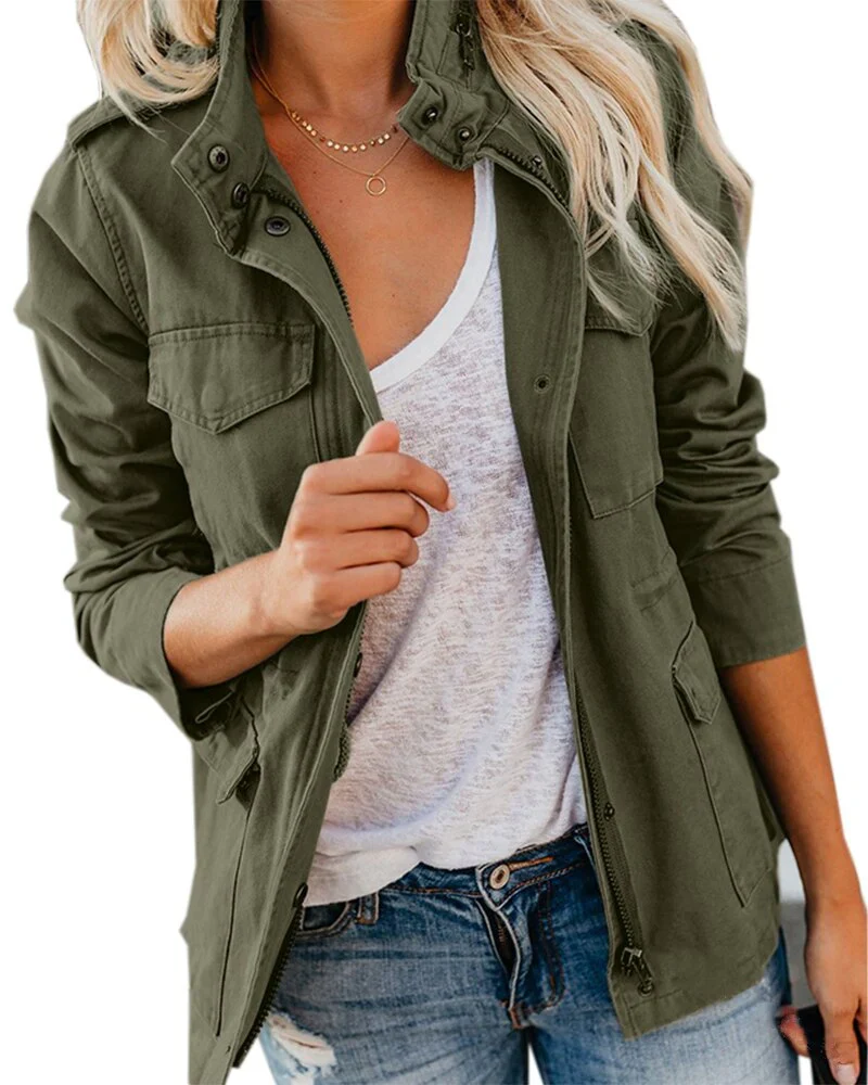 Heidi-Mode | Damen Kurz Jeansjacke Weinlese - Image 2