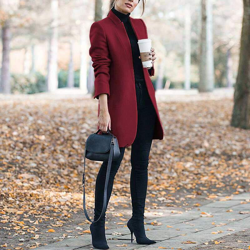 Heidi-Mode | Damenmantel Büro Lady Blazer - Elegant & Professionell - Image 4