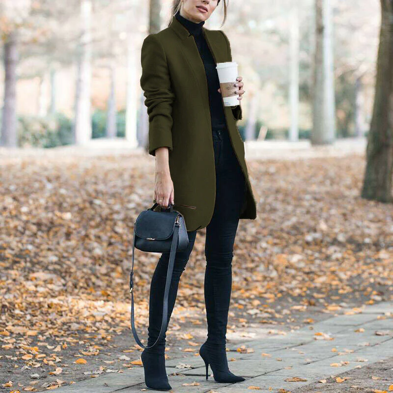 Heidi-Mode | Damenmantel Büro Lady Blazer - Elegant & Professionell - Image 8