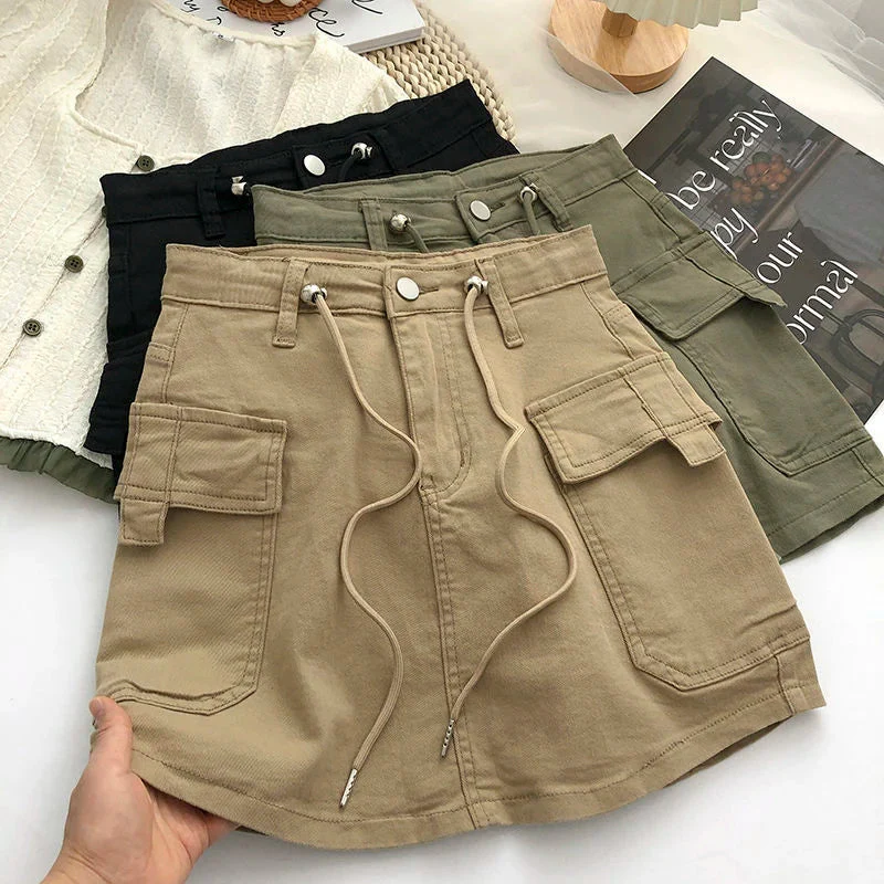 Heidi-Mode | Damen Minirock mit Hoher Taille In A-Linie - Image 3