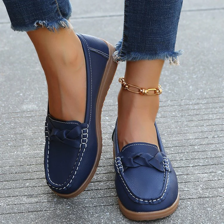 Damen Mokassins mit Stilvoller Schleifenapplikation und Rutschfester Sohle Heidi-Mode - Image 10