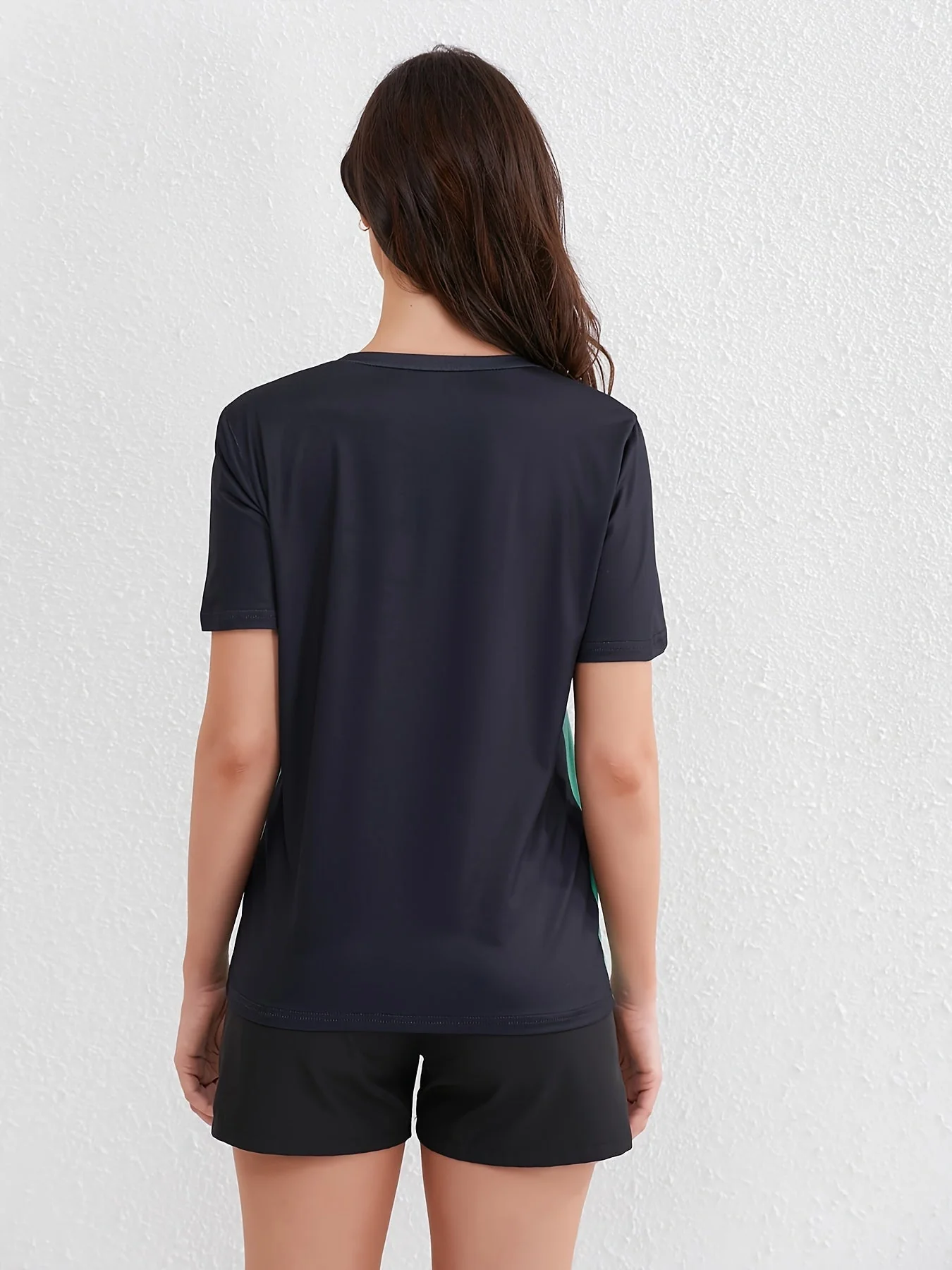 Heidi-Mode | Damen Ombre Sport T-Shirt mit Kurzen Ärmeln - Image 4