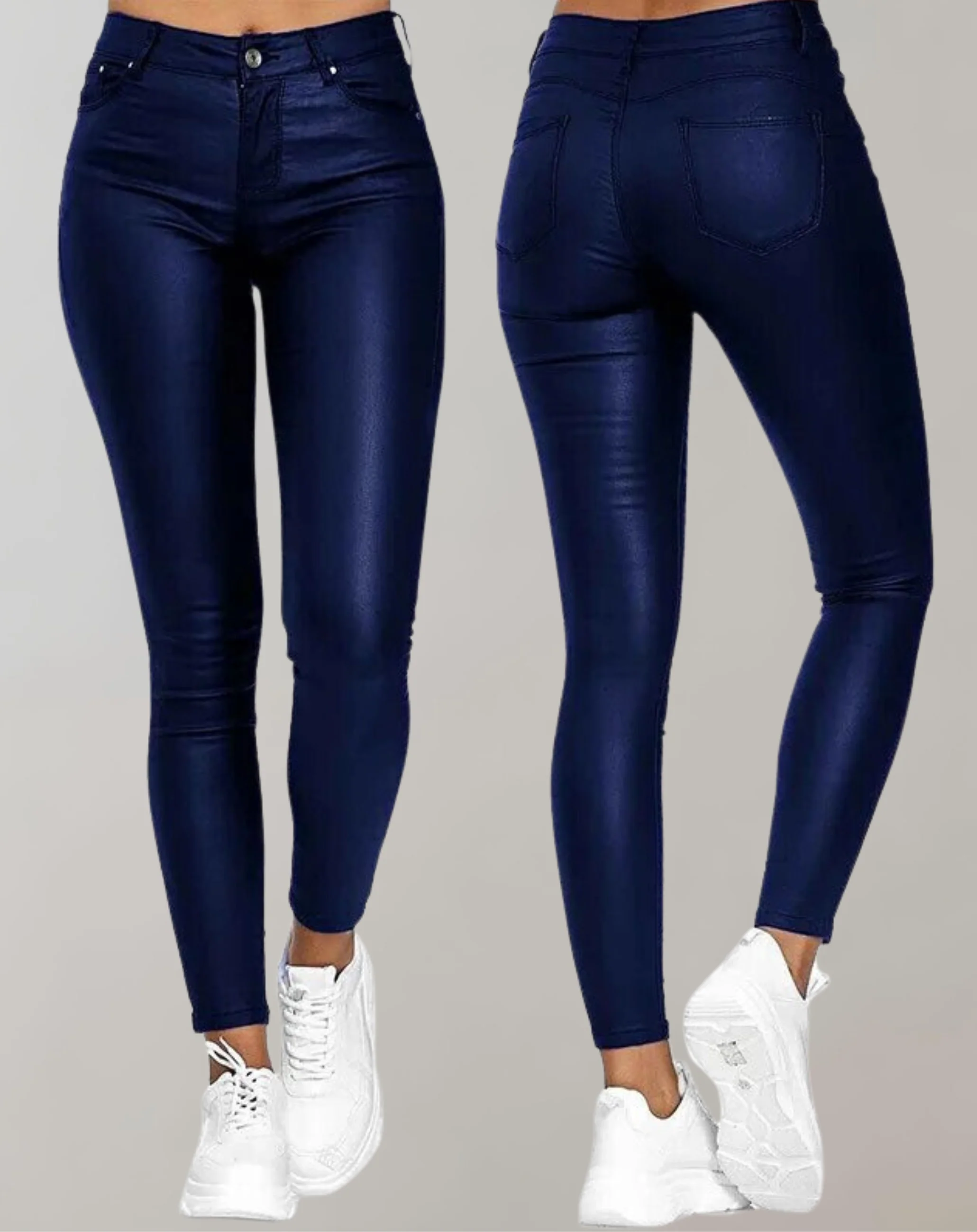Heidi-Mode | Damen Pu-Lederhose Schwarze - Image 3