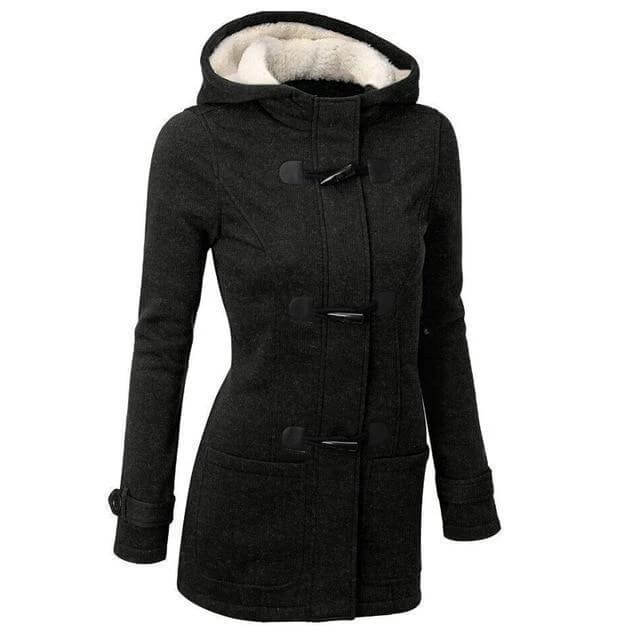 Heidi-Mode | Damen Gemütliche Fleece Kapuzenjacke - Image 5