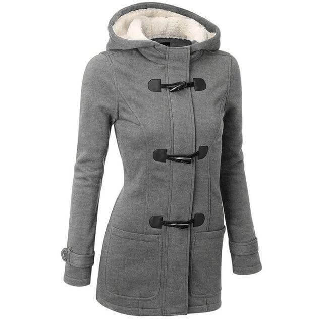 Heidi-Mode | Damen Gemütliche Fleece Kapuzenjacke - Image 6