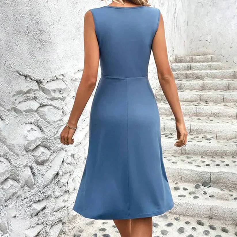 Heidi-Mode | Damen Knielanges Sommerkleid Midi - Image 4