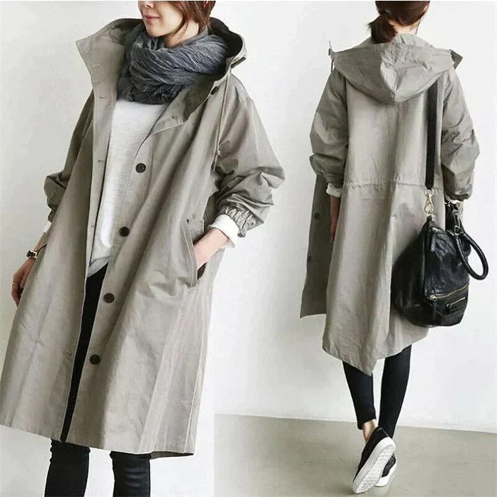 Heidi-Mode | Damen Oversized Leichter Trenchcoat für Entspannten Chic - Image 6