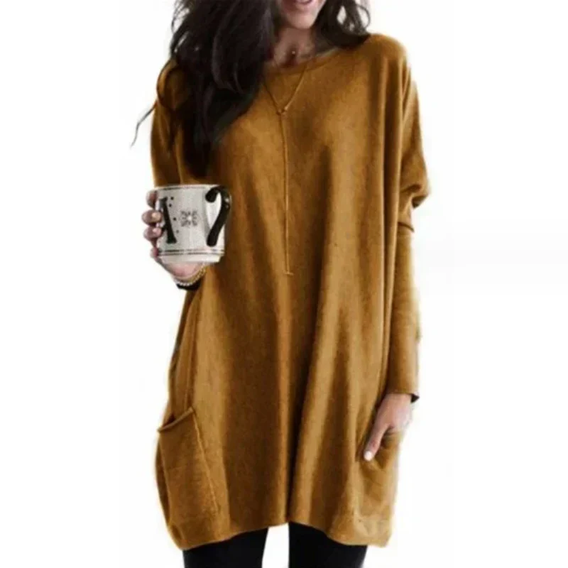 Heidi-Mode | Damen Oversized-Tunika Pullover für Entspannten Komfort - Image 3