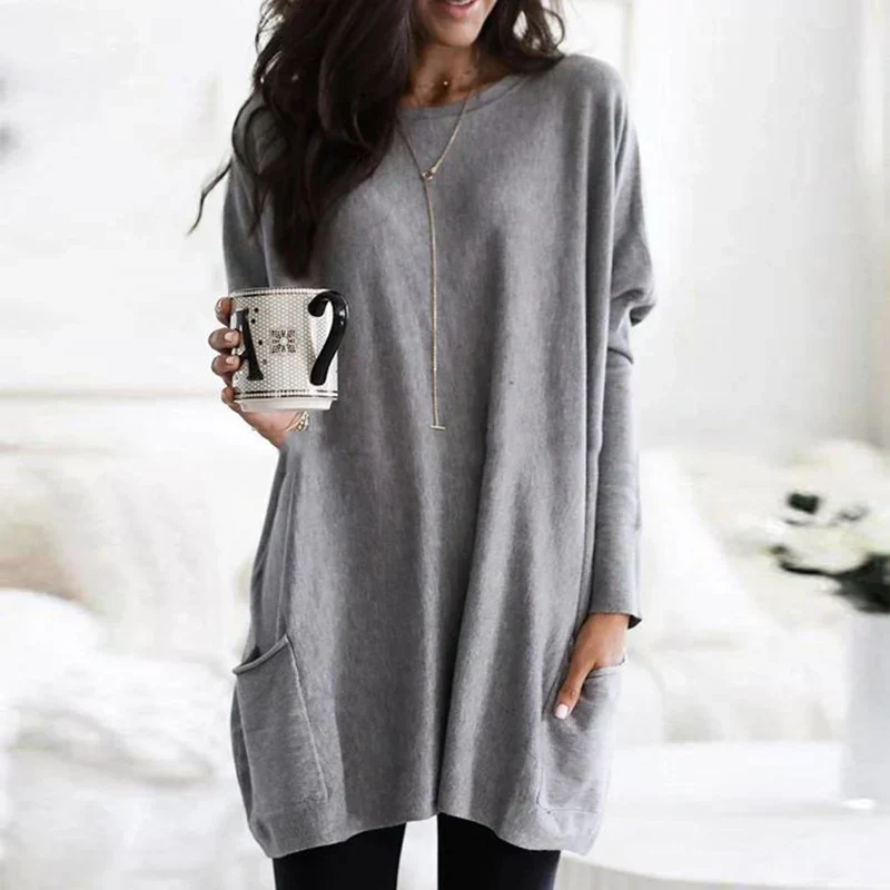 Heidi-Mode | Damen Oversized-Tunika Pullover für Entspannten Komfort - Image 6
