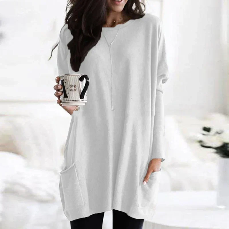 Heidi-Mode | Damen Oversized-Tunika Pullover für Entspannten Komfort - Image 8