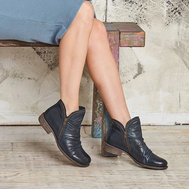 Heidi-Mode | Damen Reißverschluss Stiefeletten - Image 6