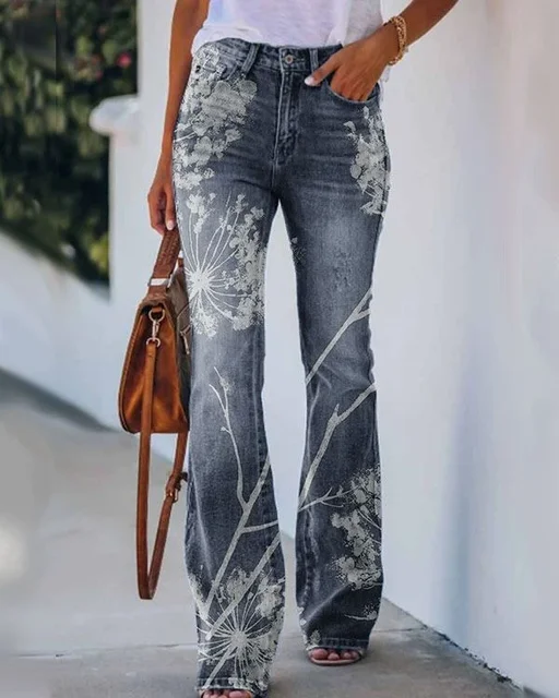 Damen Denim Flared Jeans mit Trendigem Schnitt & Hoher Passform Heidi-Mode - Image 20