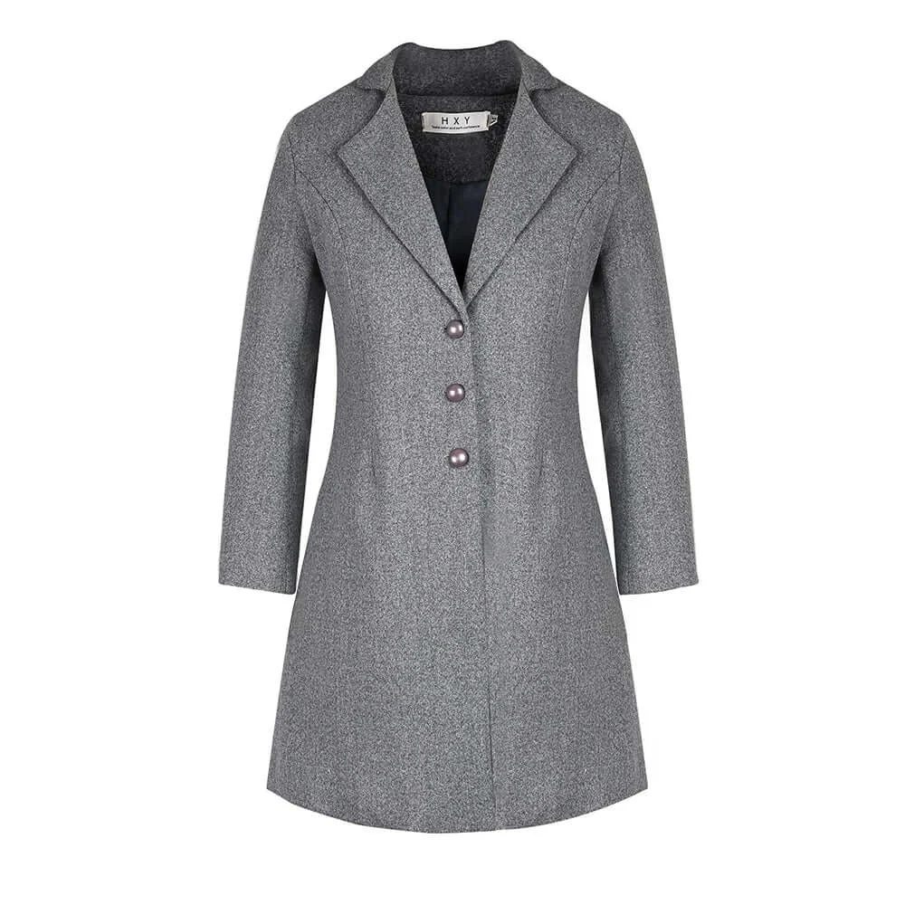 Heidi-Mode | Damen Schwarz Trenchcoat Übergangs Jacke - Image 2