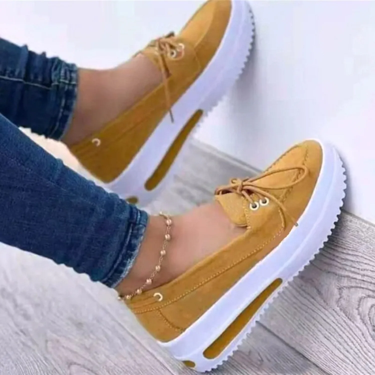 Heidi-Mode | Damen-Slipper Aus Rutschfestem Wildleder - Image 4